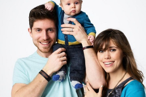 Jessa Duggar-Seewald with husband Ben and baby son Spurgeon <br/>Photo: TLC