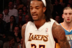 Jordan Hill with the Lakers <br/>Wikimedia Commons/Howcheng