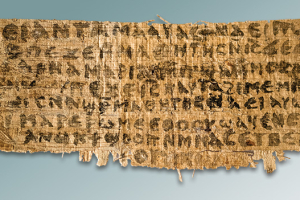 Copy of “The Gospel of Jesus’s Wife” papyrus  <br/>Biblicalarchaeology.org