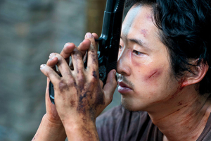 Steven Yeun as Glenn Rhee on 'The Walking Dead' <br/>Photo: Gene Page / AMC