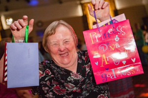 Frances Gillet, who lives in England, this weekend becomes the world's oldest living woman with Down's syndrome at the age of 75.  <br/>Terry Harris and Geoff Robinson
