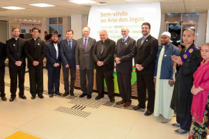 Religious leaders from around the world, representing at least five major faiths and multiple languages, are hosting an interreligious center at the 2016 Olympcs village for more than 17,000 athletes and officials. <br/>Rio 2016/Alex Ferro