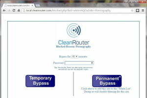 Most houses have a router so there can be wireless Internet for laptops, smartphones, and tablets.  For those that have families with kids, there is a way that pornographic material on the Internet can be blocked thanks to the Clean Router.  This is our hands-on review of the Clean Router, and how it blocks porn.  Is this a way for porn addicts to beat the habit? This is the Clean Router block screen.  <br/>Clean Router