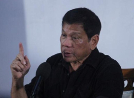 Philippine President Rodrigo Duterte, nicknamed 