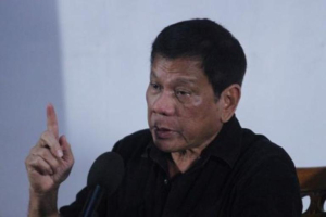 Philippine President Rodrigo Duterte, nicknamed 