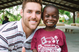 Trevor Knight and Sadie Robertson first made a connection due to both of them participating in mission trips to Haiti. <br/>Facebook 