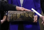 Bible and hand 