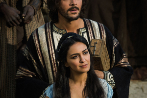 Iranian-American actress Nazanin Boniadi gives a spectacular performance as Esther, the wife of Judah Ben-Hur (played by Jack Huston). In the film, she follows the message of Christ in forgiving the Romans who murdered her father and actively sought the way of forgiveness and reconciliation between the two best friends Ben Hur and Messala.  <br/>
