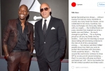 Tyrese Gibson and Vin Diesel