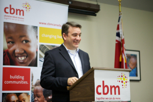STOUFFVILLE, ON, October 14, 2010 – Paul Calandra, Member of Parliament for Oak Ridges—Markham, today marked World Sight Day by announcing that the Government of Canada will support the efforts of the cbm Canada (Christian Blind Mission International) to help persons with disabilities in Ethiopia. <br/>cbm Canada 