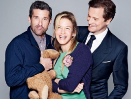 Patrick Dempsey, Renee Zellweger and Colin Firth for 'Bridget Jones's Baby' <br/>Photo: Entertainment Weekly / Instagram