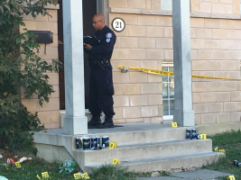 Beer cans were strewn on the front steps of the Toronto residence at which a man was stabbed to death after an argument  about religion.  The victim and allegedly attacker knew each other, and had had several prior debates about religion and politics, according to their neighbors. <br/>Twitter