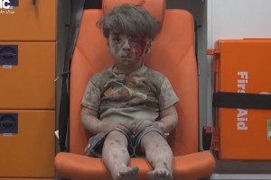 Five-year-old Omran Daqneesh <br/> REUTERS Mahmoud Rslan