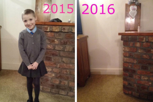 Emily Apicella poses for a photo in her school uniform. (Facebook/Julie Apicella) <br/>Facebook/Julie Apicella