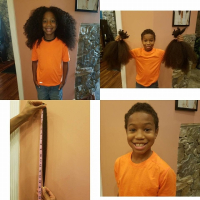 Thomas Moore showing off the newly cut hair he would donate for cancer patients. <br/>Facebook/Socue Soflien