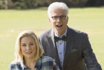 Kristen Bell and Ted Danson on "The Good Place" on NBC