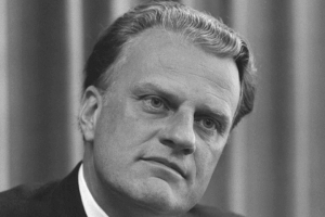 Famous evangelist Billy Graham (photo taken April 11, 1966) <br/>Wikimedia Commons