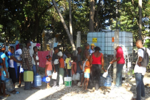 Water Missions International, an engineering relief and development Christian nonprofit, has sent over 100 water treatment systems to Haiti. Each water treatment system designed by the group can be set up and operational within two hours and provide 5,000 Haitians with their daily water needs for less than a penny per person per day. <br/>Water Missions International