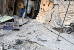 Destroyed Aleppo Hospital in Syria