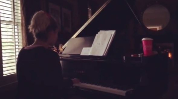 Miley Cyrus and father Billy Ray Cyrus singing together. <br/>Instagram