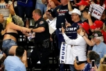 Protesters at Donald Trump's Campaign Rally