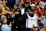 Protesters at Donald Trump's Campaign Rally
