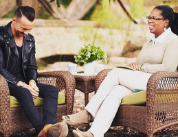 Hillsong New York pastor Carl Lentz with Oprah Winfrey <br/>Instagram