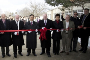 (l-r) Dr. Ray Tallman, Chair of World Olivet Assembly; Dr. William Wagner, OU President; Dr. David Jang, Director of WEA North American Council; Dr. Geoff Tunnicliffe, WEA CEO/Secretary General; Sylvia Soon, WEA Chief Operating Officer; Bill Winger, WEA Chief Financial Officer; Bertil Ekstrom, Executive Director of WEA Mission Commission; and Dr. Rob Brynjolfson, WEA Leadership Institute Director. <br/>The Christian Post