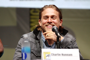 Charlie Hunnam speaking at the 2013 San Diego Comic Con International, for 