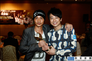 Eric Suen and Max Zhang, casts of the movie. <br/>Media Evangelism Hong Kong 
