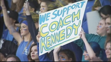 Legal matters move forward regarding a Washington high school football coach, Joe Kennedy, who was fired after he knelt on the football field to pray after games.  <br/>KIRO TV