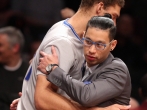 Jeremy Lin and Brook Lopez