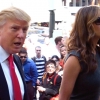 Donald & his wife, Melania Trump