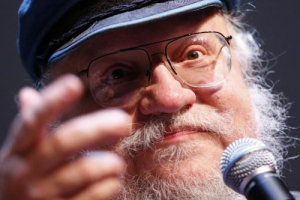 George R.R. Martin, author of the 'Song of Ice and Fire' fantasy series that is the basis of the television series 'Game of Thrones.' Martin has confirmed that he is working on the Winds of Winter in his blog.   <br/>Photo: REUTERS / Denis Balibouse 