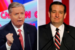 S.C. Sen. Lindsey Graham said he thinks Texas Sen. Ted Cruz should be a Supreme Court nominee of President-elect Donald Trump because there is “no stronger constitutional conservative” than Cruz. <br/>Reuters 