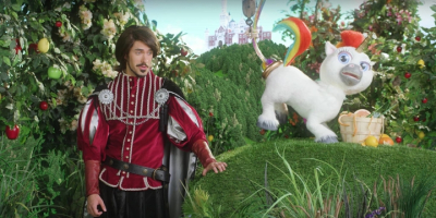 Harmon Brothers released a new ad, “Slay Your Poo Stink with the Golden Fart of a Mystic Unicorn”, in a first-ever red carpet premiere on Wednesday.  <br/>Harmon Brothers