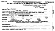 Svadjian's Fake Death Certificate
