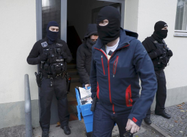 German anti-terror cops are in a hunt for ISIS hideouts in refugee camps.  <br/>The Sun