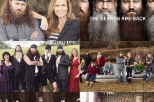 Korie Robertson posted this collage to her Instagram in reflection of her family's five years starring in 