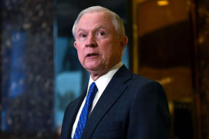 Donald Trump's nomination of Senator Jeff Sessions of Alabama as attorney-general <br/>AP Photo