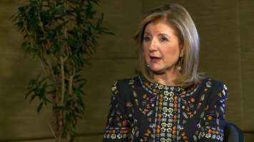 Arianna Huffington: 'We're drowning in data.' <br/>BBC
