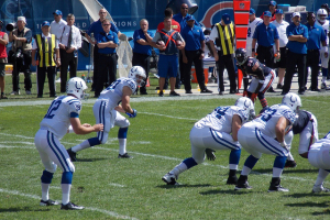 Andrew Luck with the Indianapolis Colts <br/>