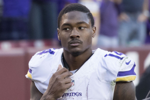 Photo of Stefon Diggs.  <br/>Flickr/Keith Allison