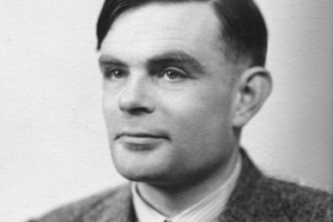 War hero Alan Turing, founder of computer science. <br/>Winstonchurchill.org.