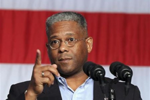 Allen West, U.S. House of Representatives for District 22 in Florida, speaks at a rally for employees from Pratt & Whitney and Sikorsky in West Palm Beach, Fla. <br />
<br />
 <br/>Reuters/Robert Sullivan 