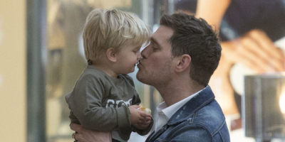 Michael Bublé Says Son Noah 'Doing Well,' Thanks God for Giving Family 'Strength' as They Fight Cancer  <br/>AP Photo
