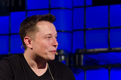 Elon Musk beats out Amazon's Jeff Bezos, Facebook's Mark Zuckerberg and Apple's Steve Jobs as the most admired tech leader in a survey among 700 founders. <br/>Web Summit via Flickr