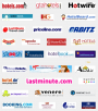 Some of the biggest names in online hotel bookings. 