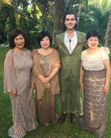 John Reed Loflin with Rebecca's Taiwanese mother <br/>Instagram