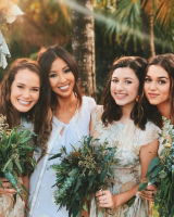 Rebecca Robertson and her bridesmaids <br/>Instagram